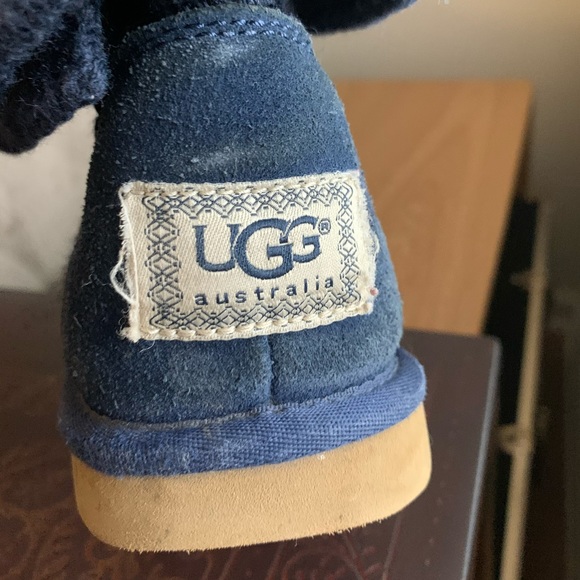 Navy Blue Slouchy Uggs - Picture 4 of 6